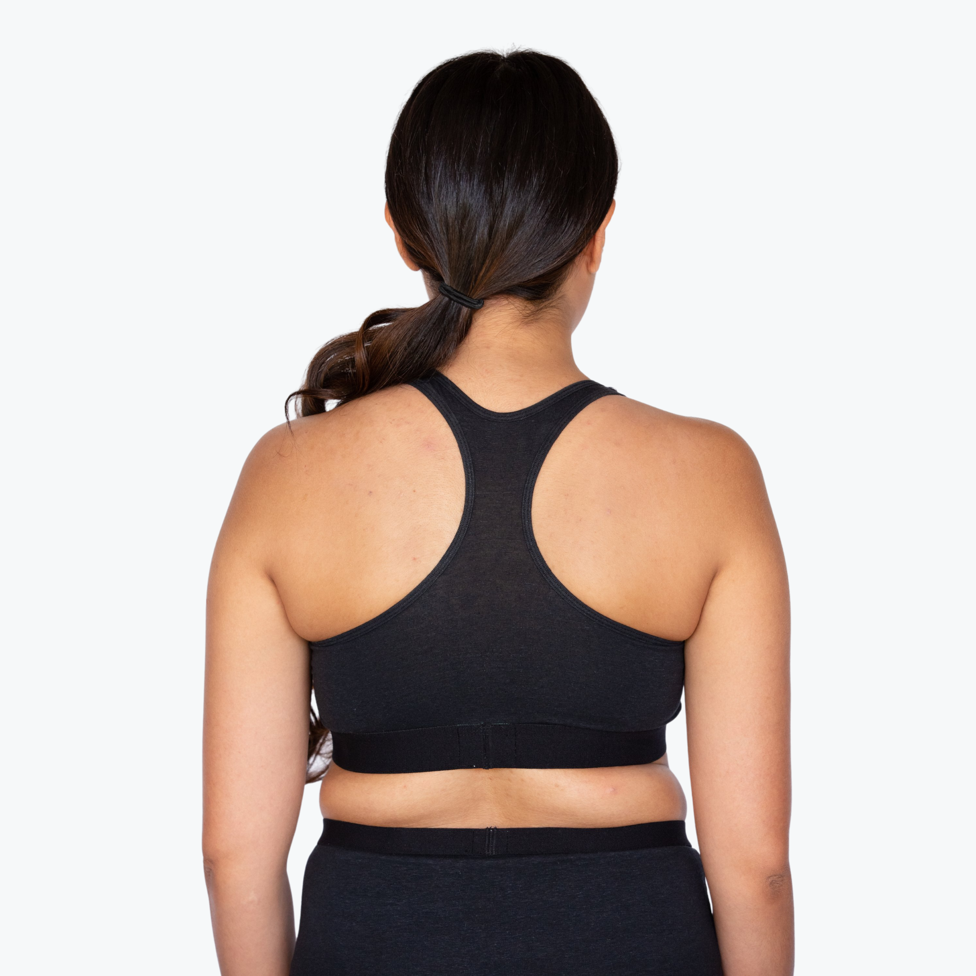 Buy Kappa Solid Sports Bra with Racerback and Zip Closure