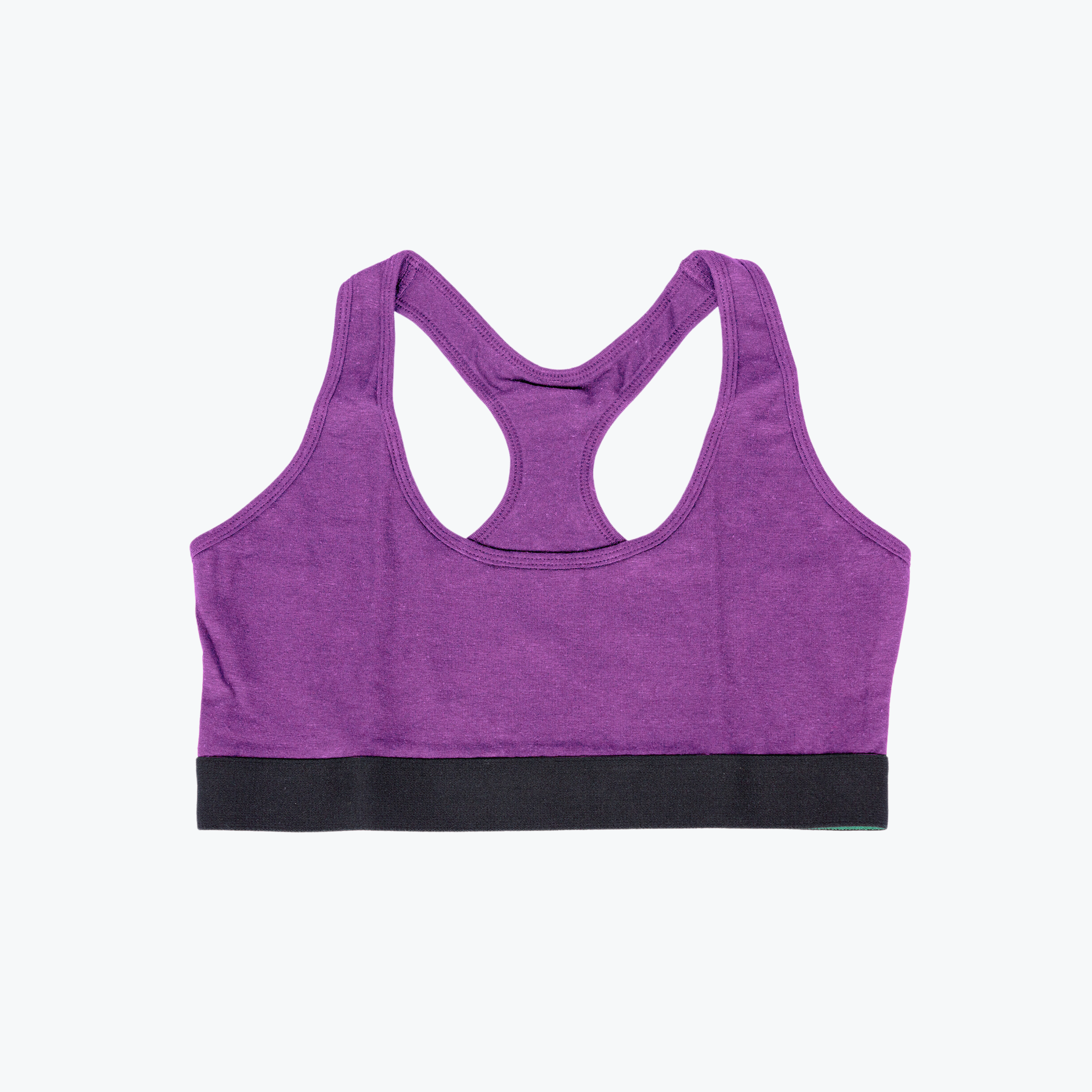 XFLWAM Women Seamless Halter Sports Bra Backless Padded Workout Crop Tank  Tops Purple M 