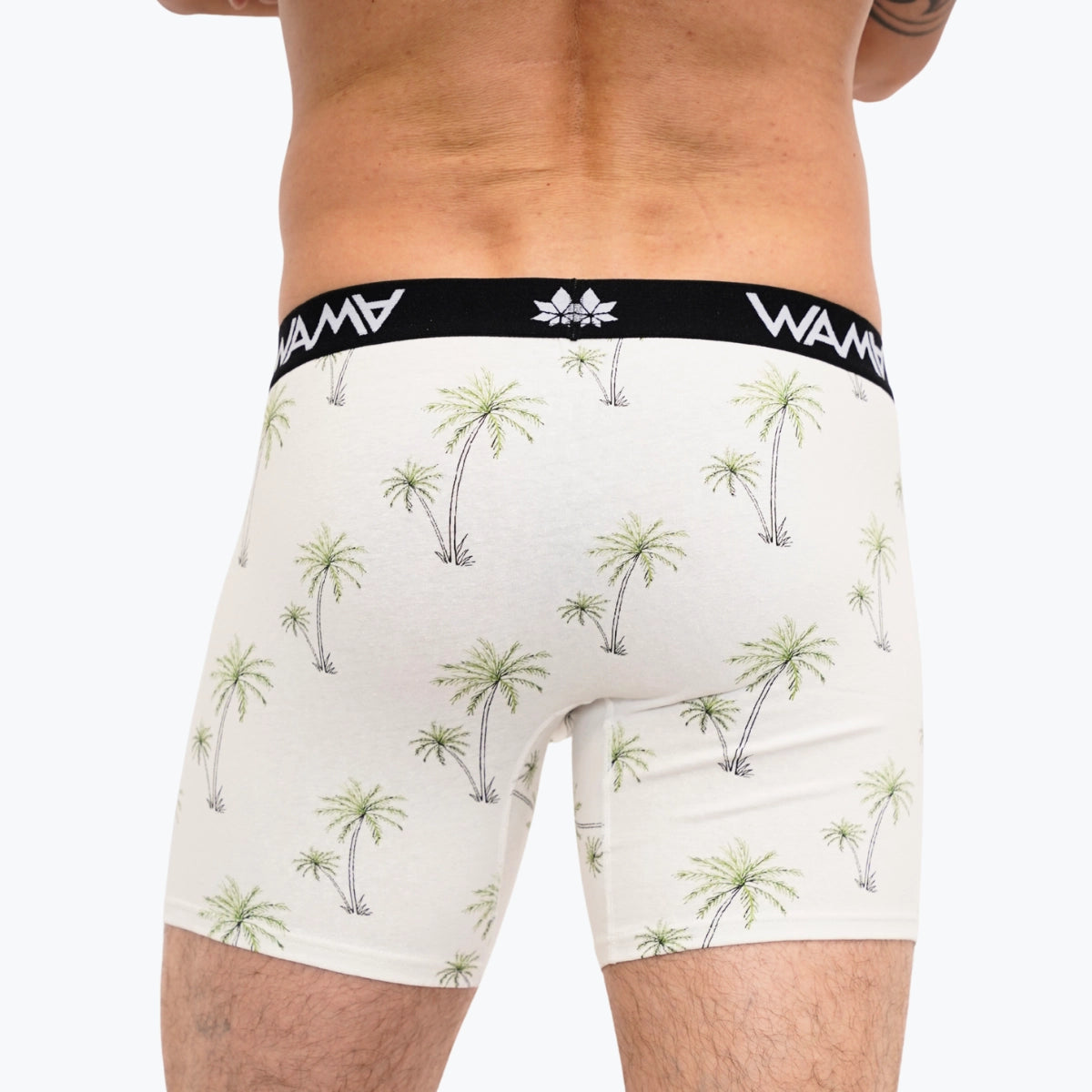 Hemp Boxer Briefs - Palm Tree - mobile product image 35
