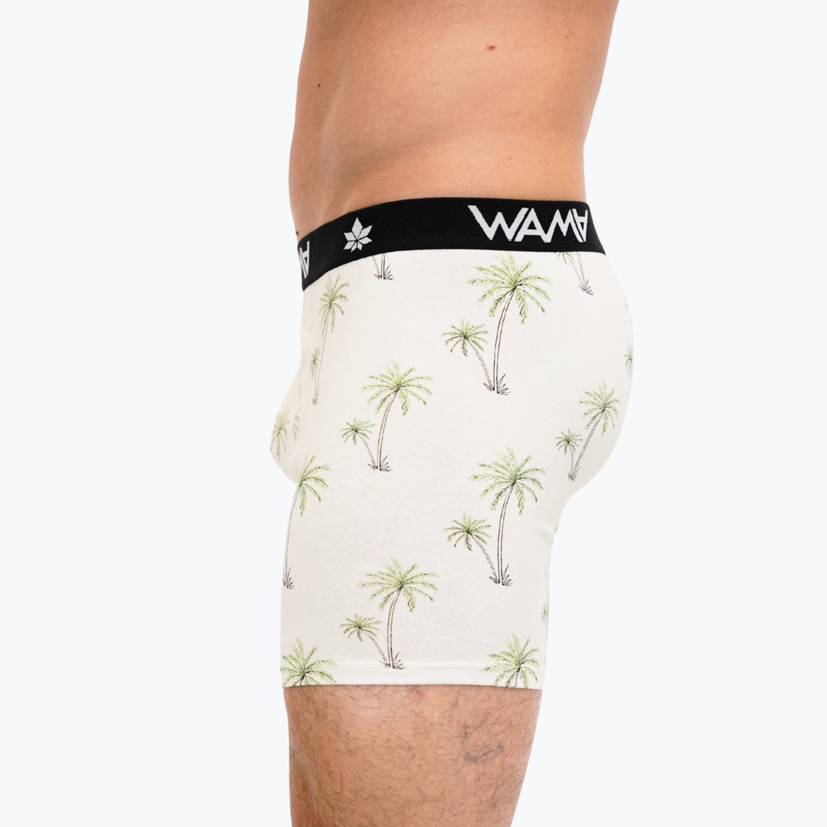 Hemp Boxer Briefs - Palm Tree - mobile product image 34