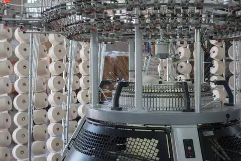 Knitting machines inside a WAMA partner factory